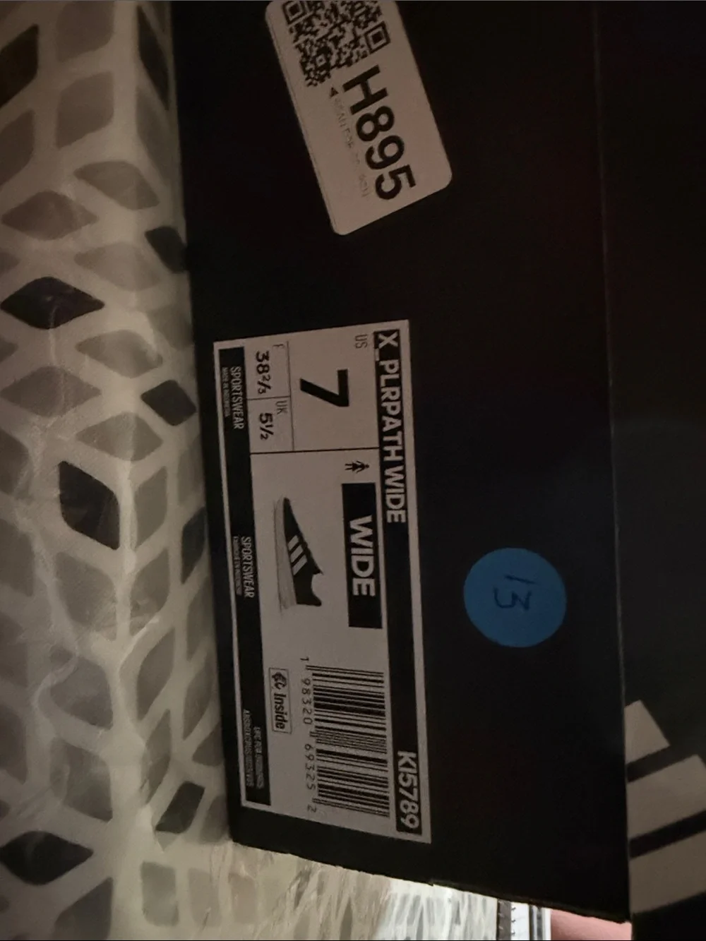 adidas kids Black and White Running Sneakers